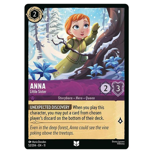 Lorcana - Winterspell - Anna - Little Sister (Uncommon) - 052/204