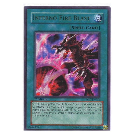 Yu-Gi-Oh! - Soul of the Duelist - Inferno Fire Blast (Ultra Rare) SOD-EN042