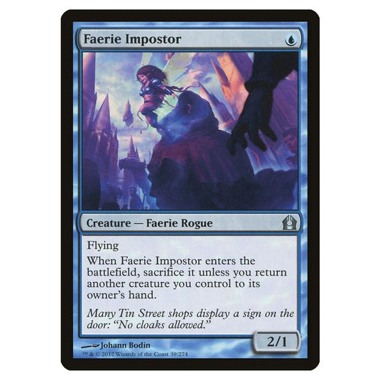 Magic The Gathering - Return To Ravnica - Faerie Impostor - 39/274