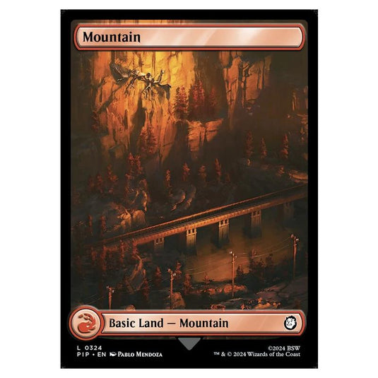 Magic The Gathering - Universes Beyond - Fallout - Mountain - 0324