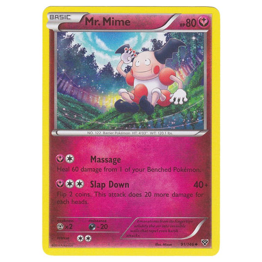 Pokemon - XY Base Set - Mr Mime - 91/146