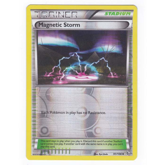 Pokemon - XY - Flashfire - (Reverse Holo) Magnetic-Storm - 91/106