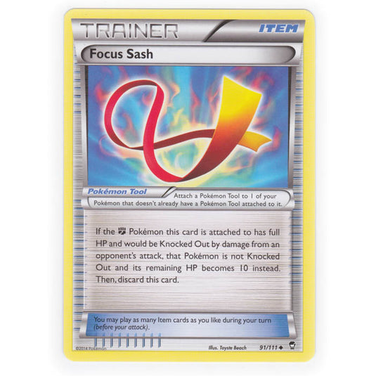 Pokemon - XY Furious Fists - Focus Sash - 91/111