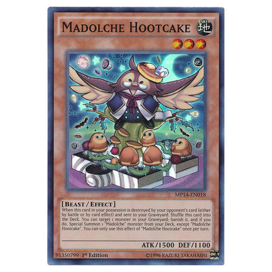 Yu-Gi-Oh! - 2014 Mega-Tin Mega Pack - Madolche Hootcake (Super Rare) MP14-EN018