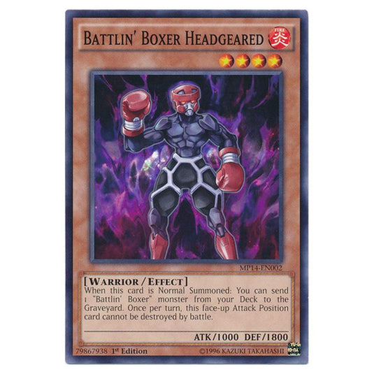Yu-Gi-Oh! - 2014 Mega-Tin Mega Pack - Battlin' Boxer Headgeared (Common) MP14-EN002