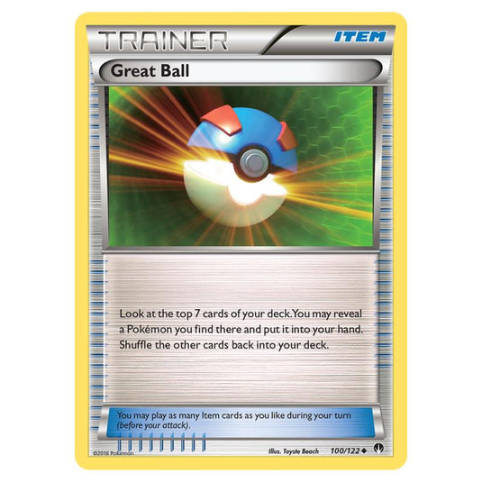 Pokemon - XY - Breakpoint - Great Ball - 100/122 (Reverse Holo)