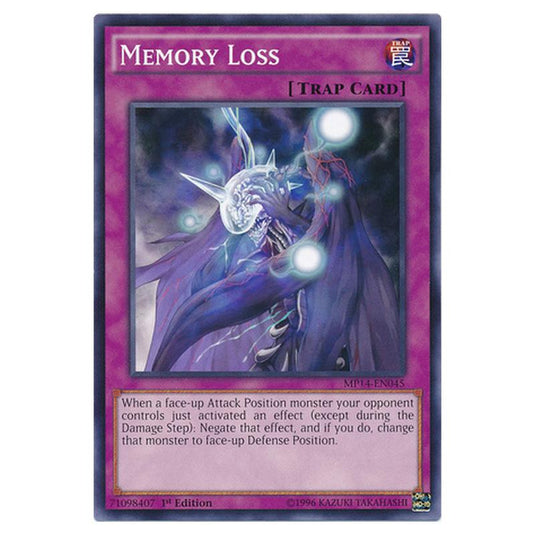 Yu-Gi-Oh! - 2014 Mega-Tin Mega Pack - Memory Loss (Common) MP14-EN045