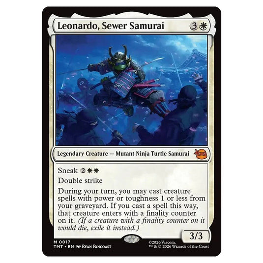 Magic The Gathering - Teenage Mutant Ninja Turtles - Leonardo, Sewer Samurai - 0017