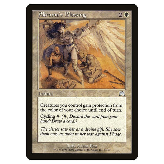 Magic The Gathering - Onslaught - Akroma's Blessing - 1/350
