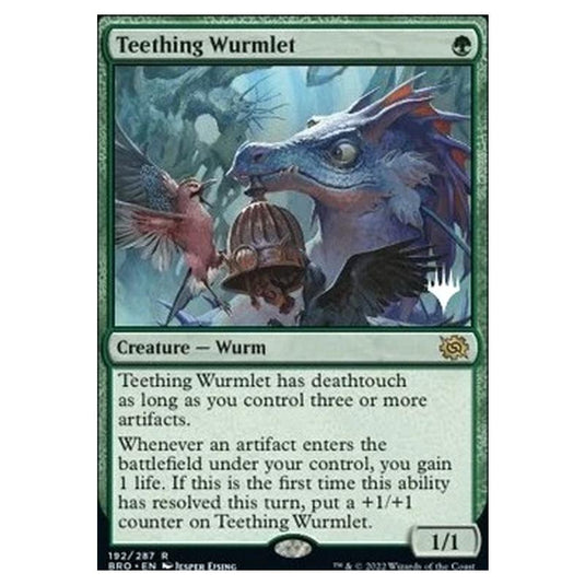 Magic The Gathering - The Brothers' War Promos - Teething Wurmlet - 192/287