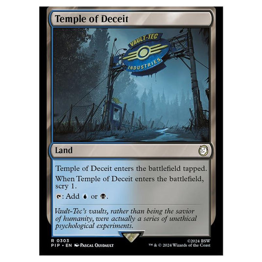 Magic The Gathering - Universes Beyond - Fallout - Temple of Deceit - 0303