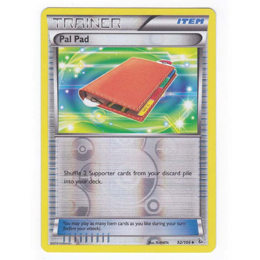 Pokemon - XY - Flashfire - (Reverse Holo) Pal-Pad - 92/106