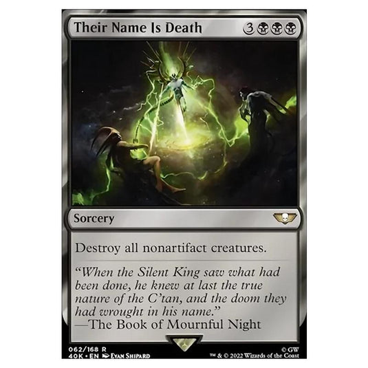 Magic The Gathering - Universes Beyond - Warhammer 40k - Their Name is Death - 062/168