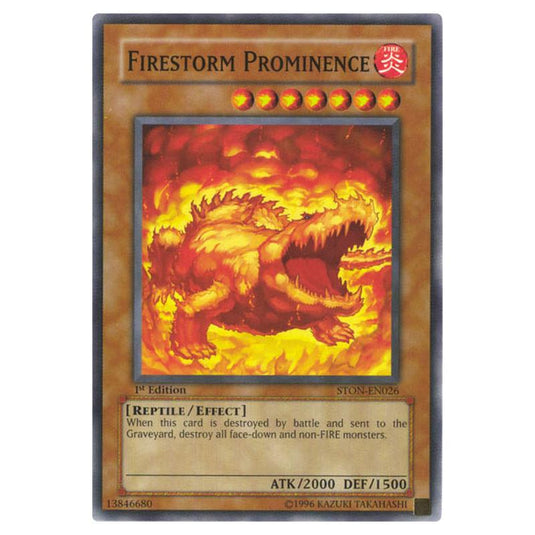 Yu-Gi-Oh! - Strike of Neos - Firestorm Prominence (Common) STON-EN026