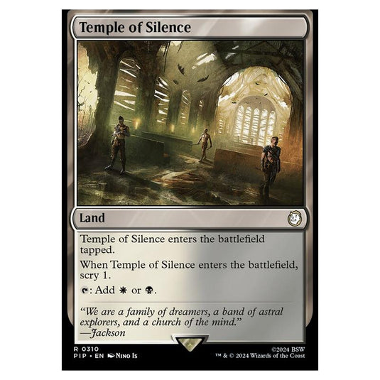 Magic The Gathering - Universes Beyond - Fallout - Temple of Silence - 0310