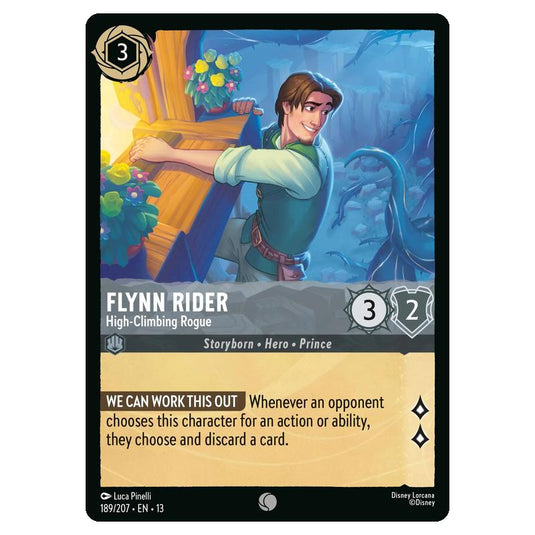 Lorcana - Attack of the Vine - Flynn Rider - High-Climbing Rogue (Common) - 189/207