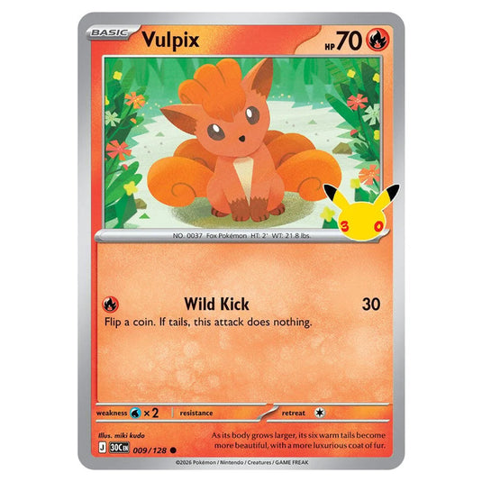 Pokemon - 30th Celebration - Vulpix - 009/128