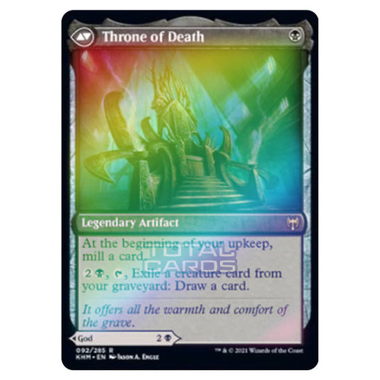 Magic The Gathering - Kaldheim - Egon, God of Death // Throne of Death - 92/285 (Foil)