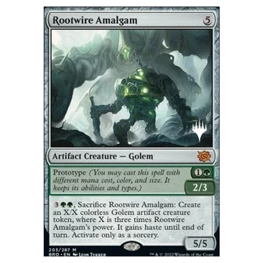 Magic The Gathering - The Brothers' War Promos - Rootwire Amalgam - 203/287