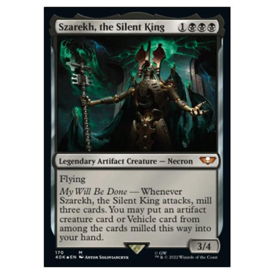 Magic The Gathering - Universes Beyond - Warhammer 40k - Szarekh, the Silent King - 170/168