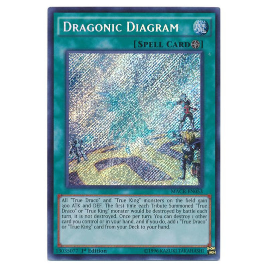 Yu-Gi-Oh! - Maximum Crisis - Dragonic Diagram (Secret Rare) MACR-EN053