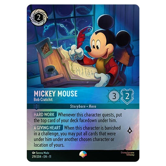 Lorcana - Winterspell - Mickey Mouse - Bob Cratchit (Epic) - 219/204