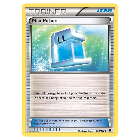 Pokemon - XY - Breakpoint - Max Potion - 103/122 (Reverse Holo)