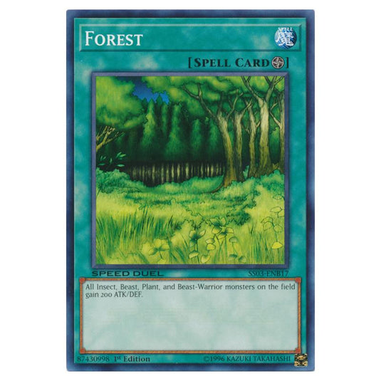 Yu-Gi-Oh! - Speed Duel Starter Decks - Ultimate Predators - Forest (Common) SS03-ENB17