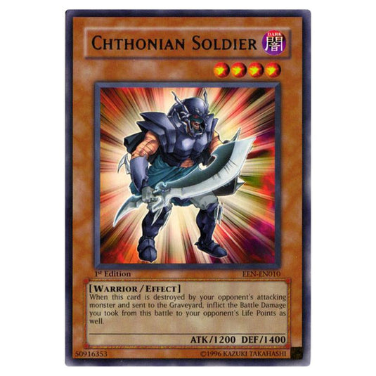 Yu-Gi-Oh! - Elemental Energy - Chthonian Soldier (Rare) EEN-EN010