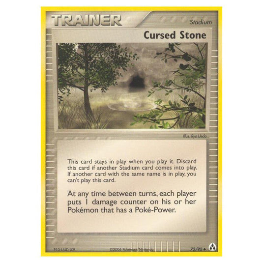 Pokemon - EX Legend Maker - Cursed Stone - 72/92