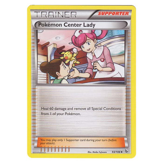 Pokemon - XY - Flashfire - Pokemon Center Lady - 93/106