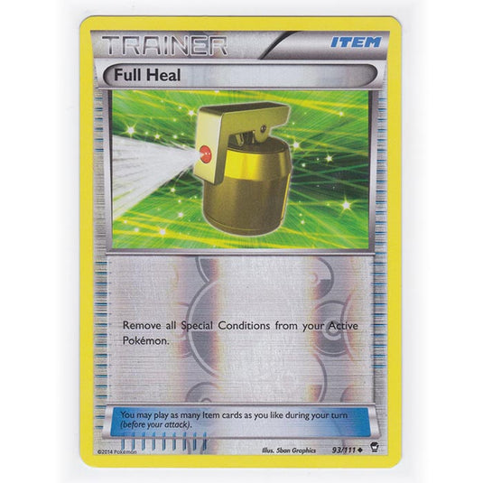 Pokemon - XY Furious Fists - (Reverse Holo) - Full Heal - 93/111