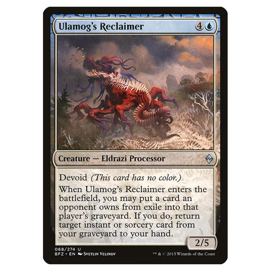 Magic The Gathering - Battle For Zendikar - Ulamog's Reclaimer - 68/274