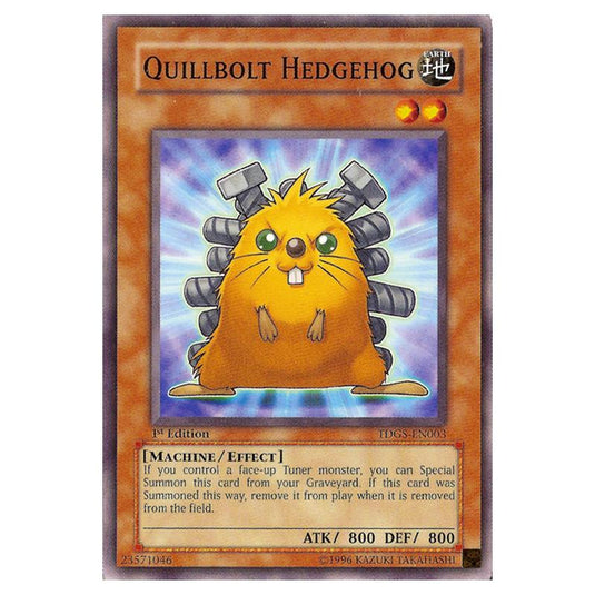 Yu-Gi-Oh! - The Duelist Genesis - Quillbolt Hedgehog (Common) TDGS-EN003