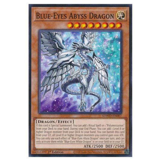 Yu-Gi-Oh! - Structure Deck - Blue-Eyes White Destiny - Blue-Eyes Abyss Dragon (Common) SDWD-EN007