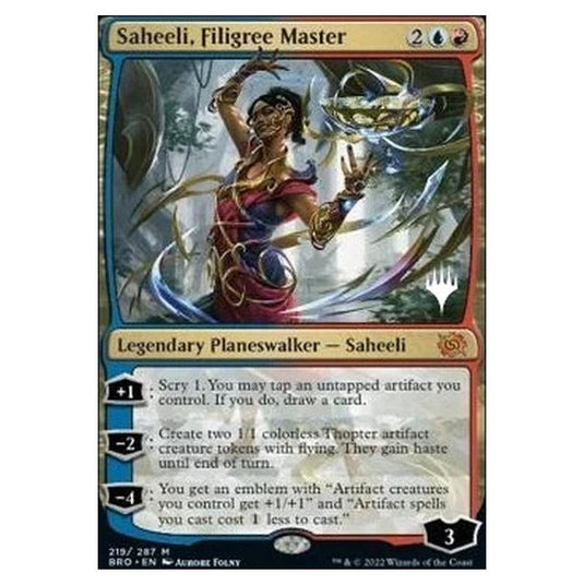 Magic The Gathering - The Brothers' War Promos - Saheeli, Filigree Master - 219/287