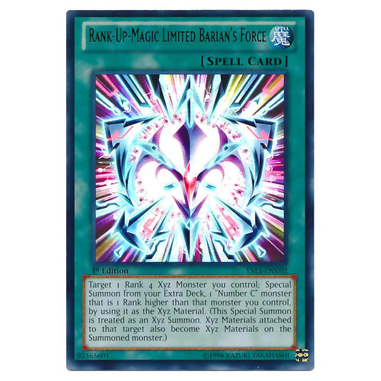Yu-Gi-Oh! - Super Starter Power-Up Pack - Rank-Up-Magic Limited Barian's Force (Ultra Rare) YS13-ENV02