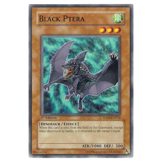Yu-Gi-Oh! - Structure Deck - Dinosaur's Rage - Black Ptera (Common) SD09-EN012