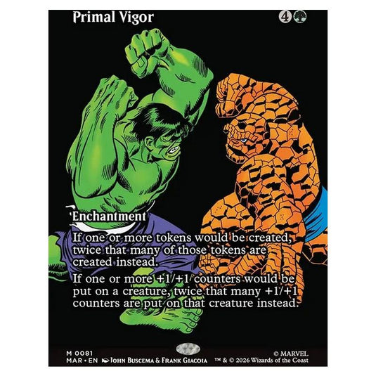 Magic The Gathering - Marvel Universe - Primal Vigor - 0081