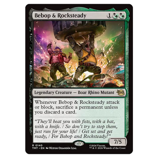 Magic The Gathering - Teenage Mutant Ninja Turtles - Bebop & Rocksteady - 0140