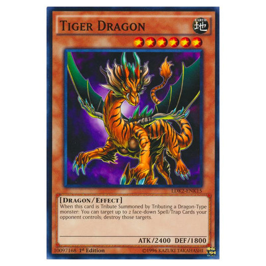 Yu-Gi-Oh! - Legendary Decks II - Tiger Dragon (Common) LDK2-ENK15