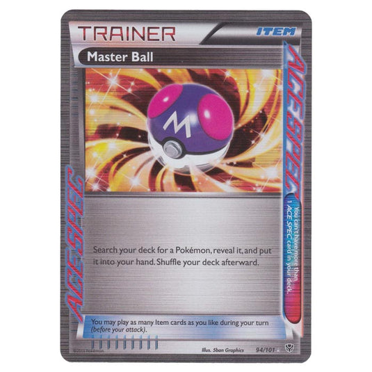 Pokemon - Black & White - Plasma Blast - Master Ball (Ace Spec) - 94/101