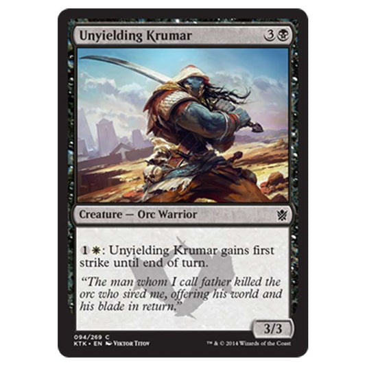 Magic the Gathering - Khans Of Tarkir - Unyielding Krumar - 94/269