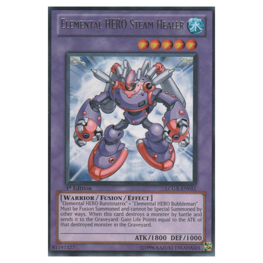 Yu-Gi-Oh! - Legendary Collection 2 - The Duel Academy Years Mega Pack - Elemental HERO Steam Healer (Rare) LCGX-EN051