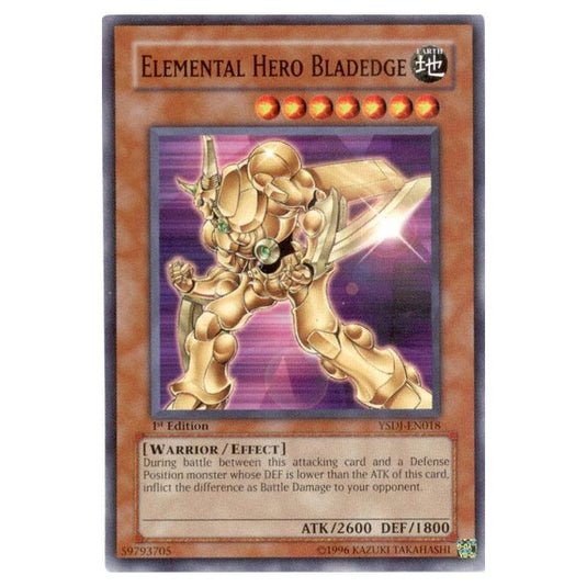 Yu-Gi-Oh! - Starter Deck - Jaden Yuki - Elemental HERO Bladedge (Common) YSDJ-EN018