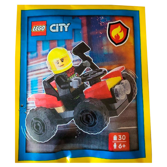 Lego - Foil Pack - Lego City Fearless Firefighter & Off Roader Vehicle #952409