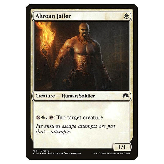Magic The Gathering - Magic Origins - Akroan Jailer - 1/272 (Foil)
