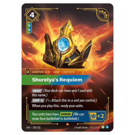 Riftbound: League of Legends TCG - Spiritforged - Shurelya's Requiem - 192/221