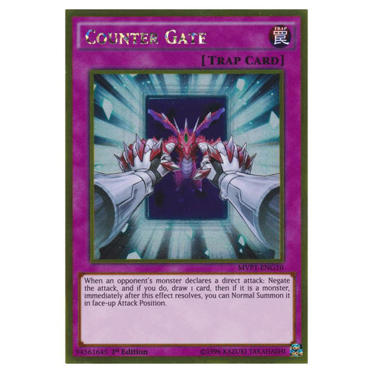 Yu-Gi-Oh! - Yu-Gi-Oh! The Dark Side of Dimensions Movie Pack - Gold Edition - Counter Gate (Gold Rare) MVP1-ENG10