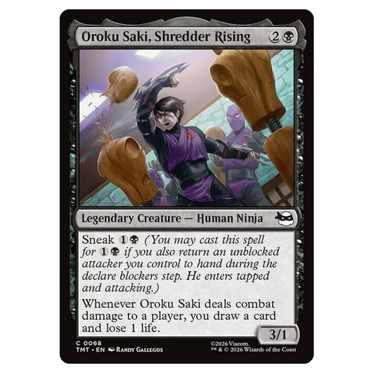 Magic The Gathering - Teenage Mutant Ninja Turtles - Oroku Saki, Shredder Rising - 0068